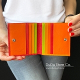 Итальянские цветные кожаные кошельки DuDuBags