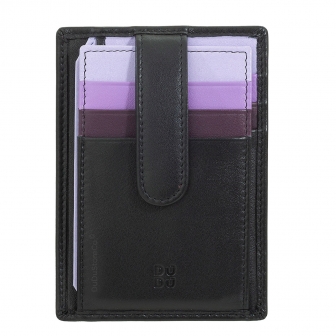 Итальянский цветной кожаный кардхолдер DuDu серии Timor