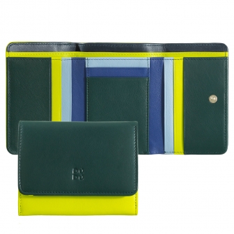 Женский цветной кожаный кошелек DuDu серии Pemba Зеленый