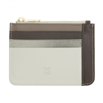 Итальянский цветной кожаный кардхолдер DuDu серии Tiago