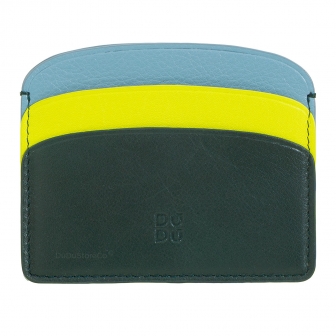 Итальянский цветной кожаный кардхолдер DuDu серии Boracay