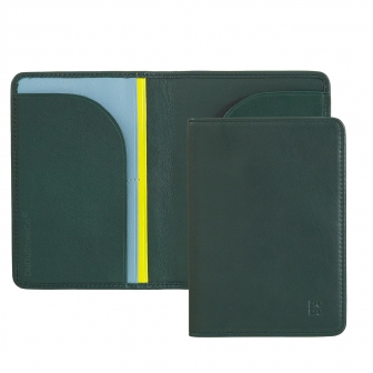 Итальянская цветная кожаная обложка DuDu для паспорта и документов серии Hawaii