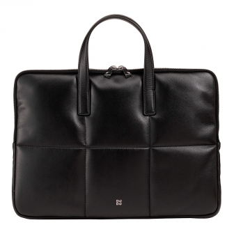 Итальянская женская кожаная сумка-портфель DuDu серии Togean