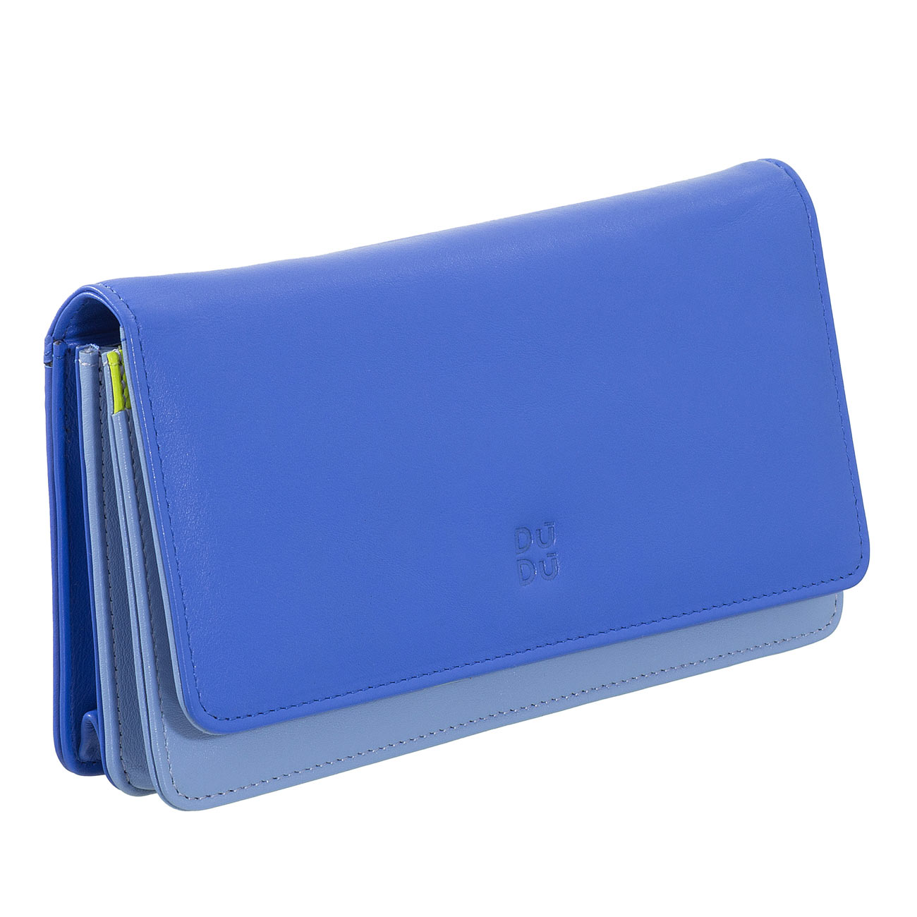 Большой цветной кожаный кошелек DuDu серии Canarie