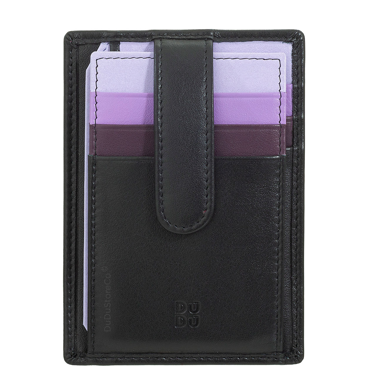 Итальянский цветной кожаный кардхолдер DuDu серии Timor
