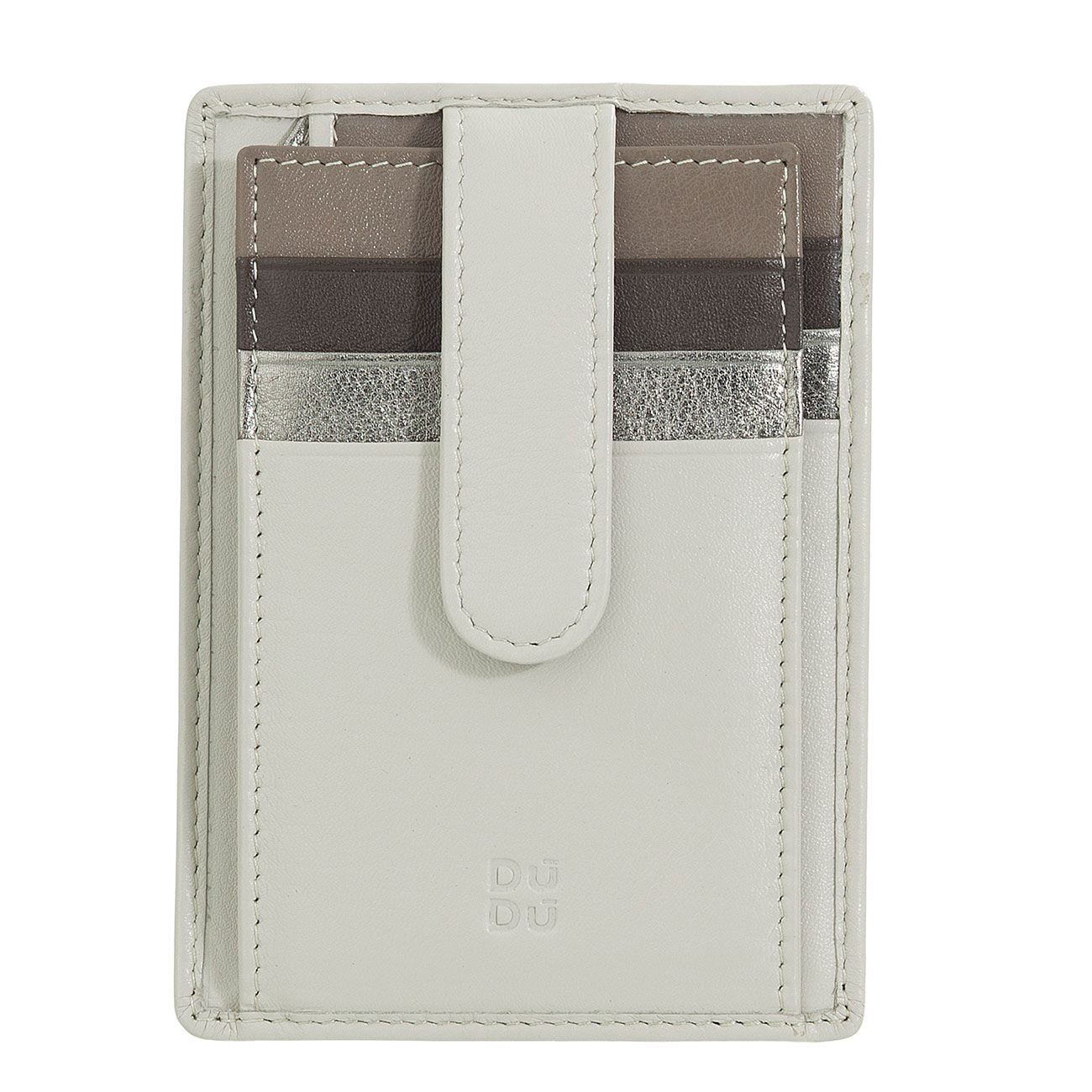 Итальянский цветной кожаный кардхолдер DuDu серии Timor