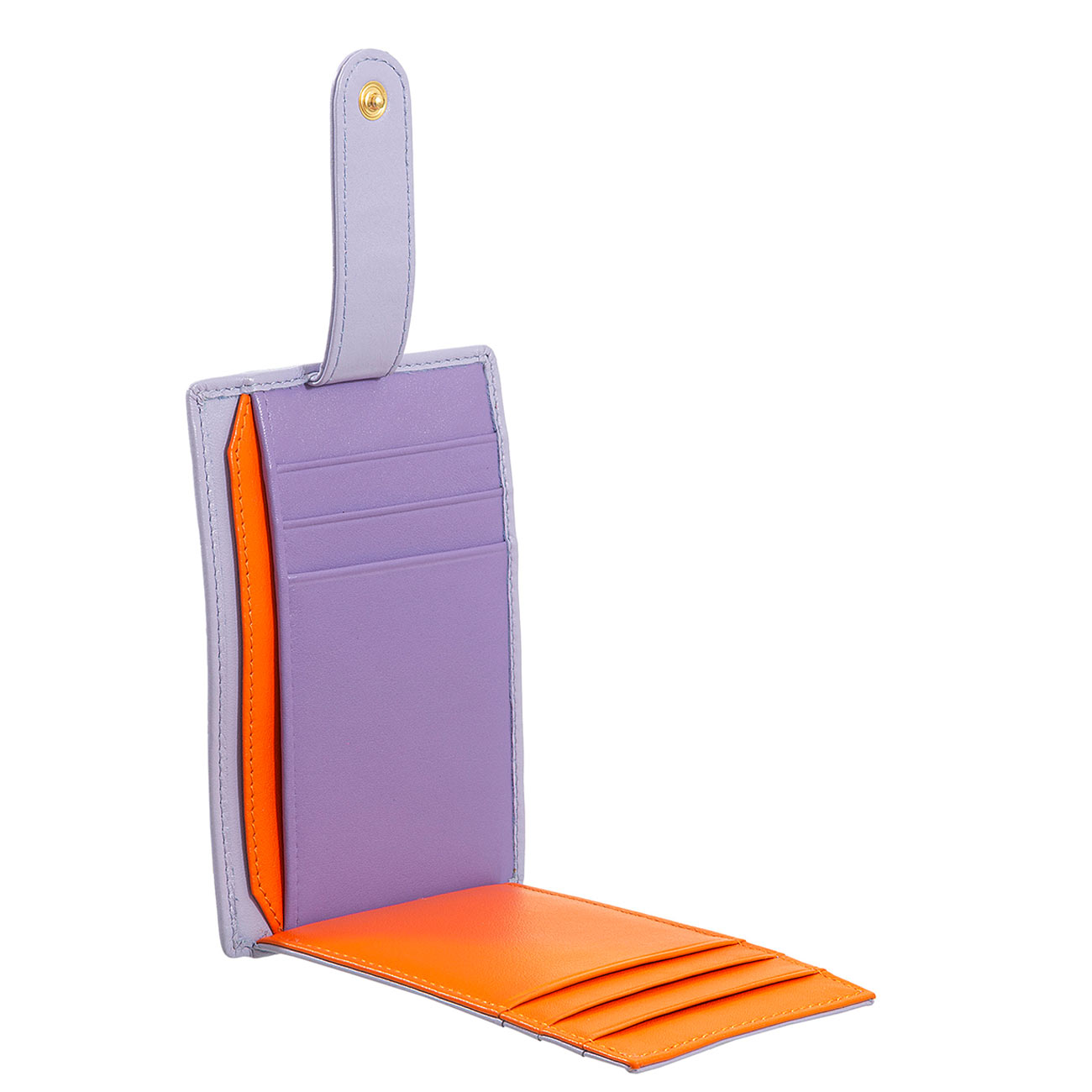 Итальянский цветной кожаный кардхолдер DuDu серии Timor