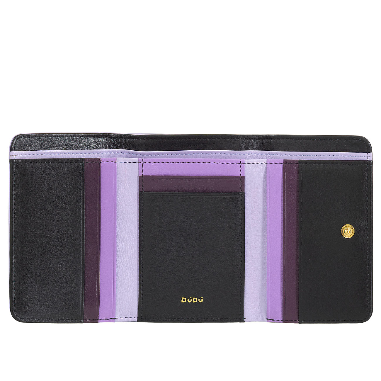 Итальянский цветной кожаный кошелек DuDu серии Pemba