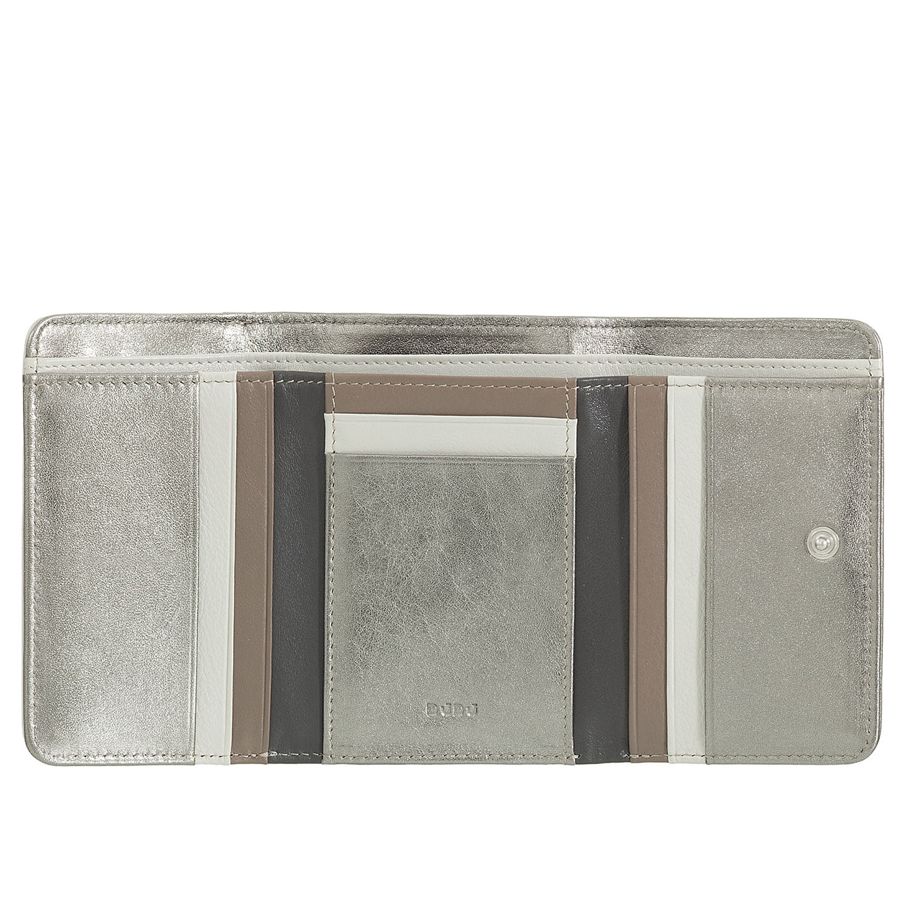 Итальянский цветной кожаный кошелек DuDu серии Pemba