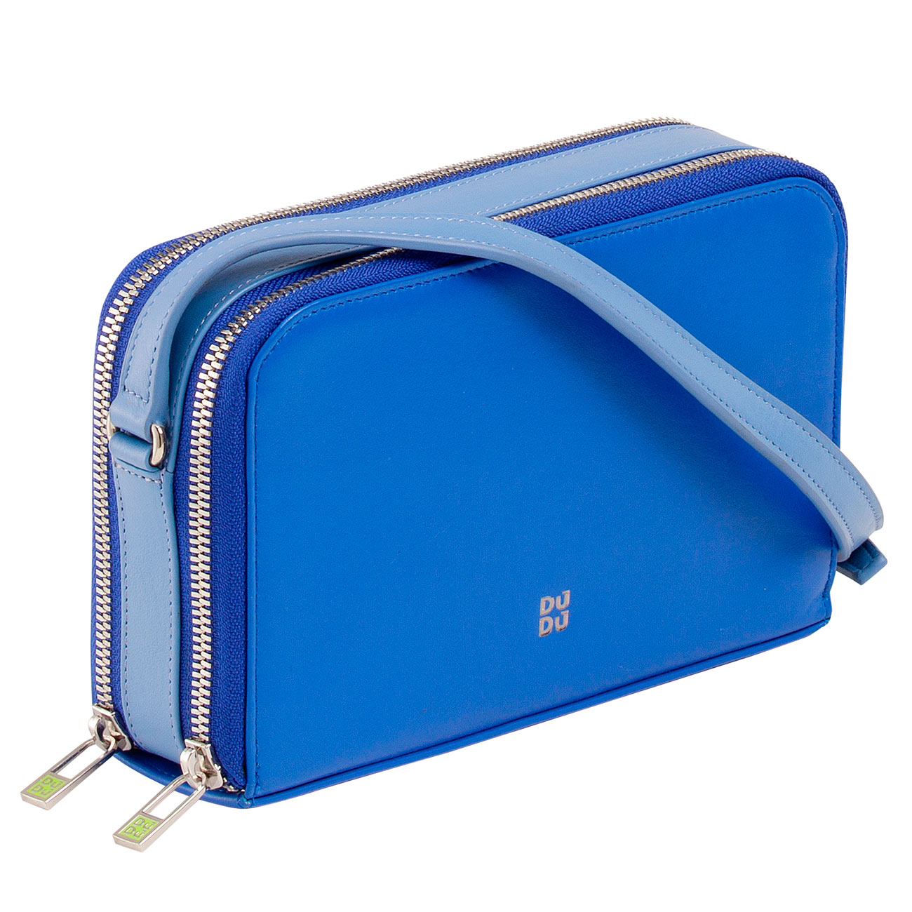 Итальянская женская цветная кожаная сумка DuDu серии Ines