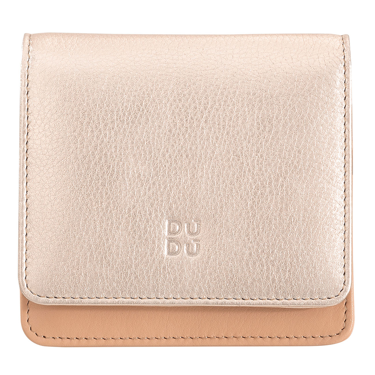 Итальянский цветной кожаный кошелек DuDu серии Flores