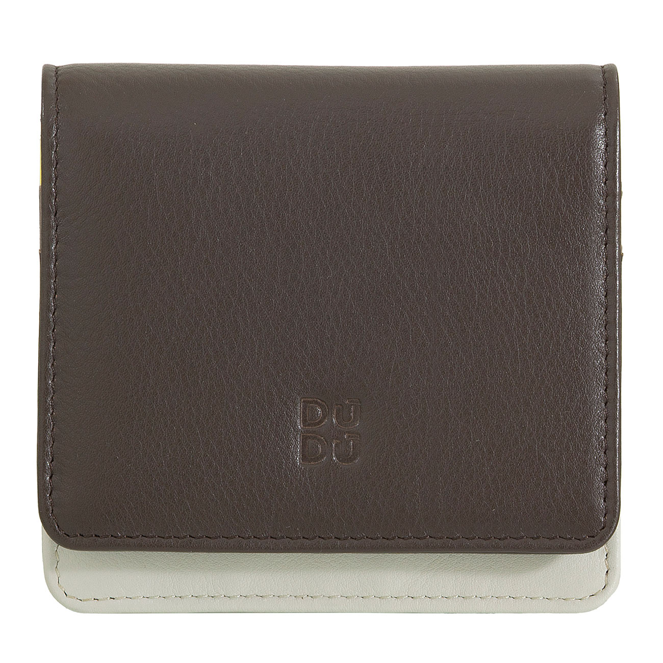 Итальянский цветной кожаный кошелек DuDu серии Flores