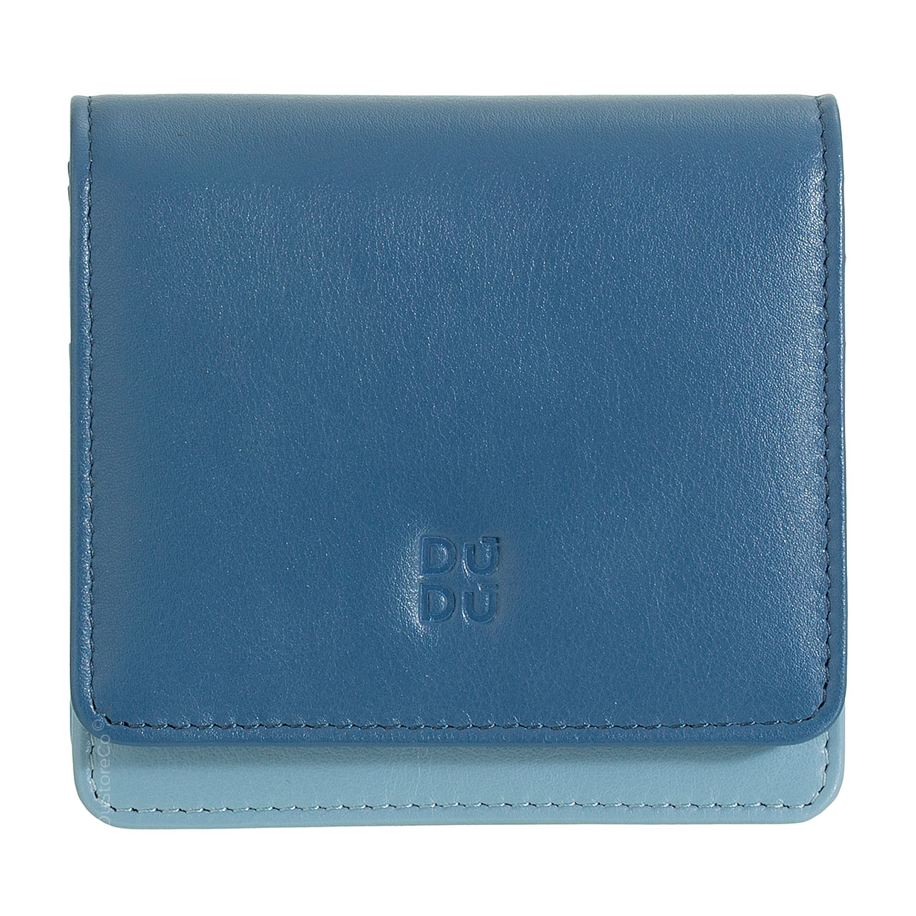 Итальянский цветной кожаный кошелек DuDu серии Flores 