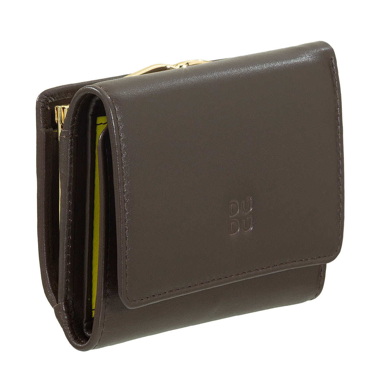 Итальянский цветной кожаный кошелек DuDu серии Corsica