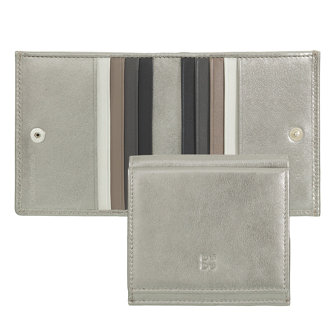 Цветной кожаный кошелек DuDu серии Flavio