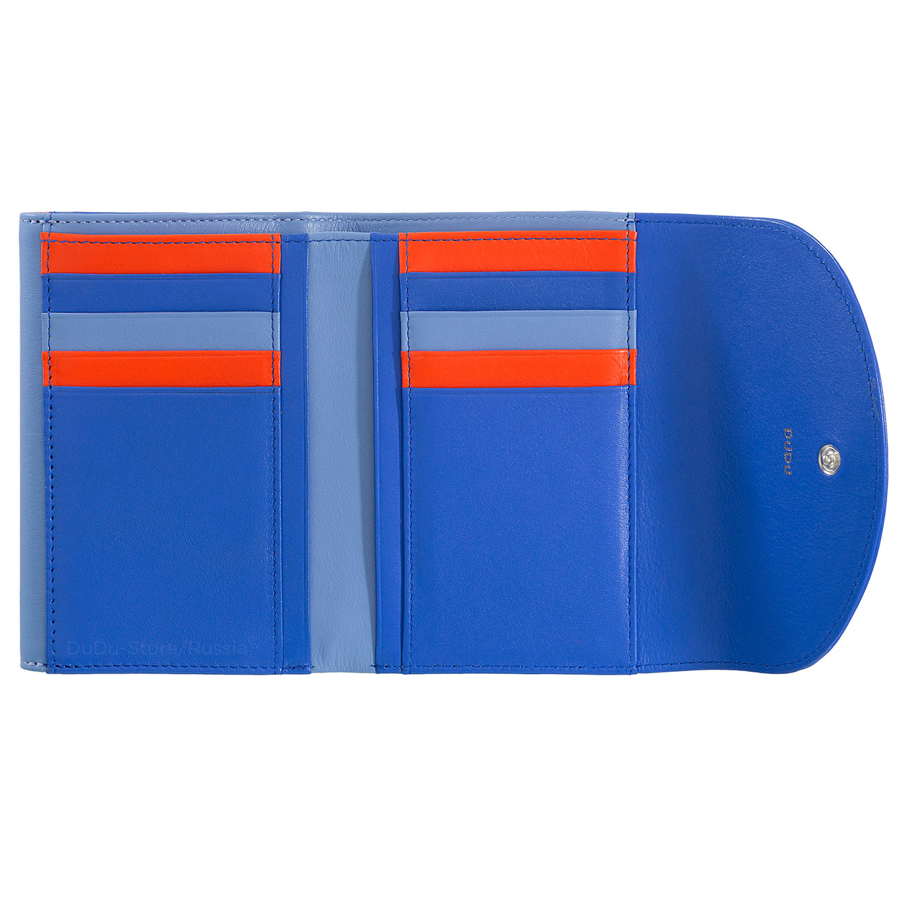 Итальянский цветной кожаный кошелек DuDu серии Galapagos