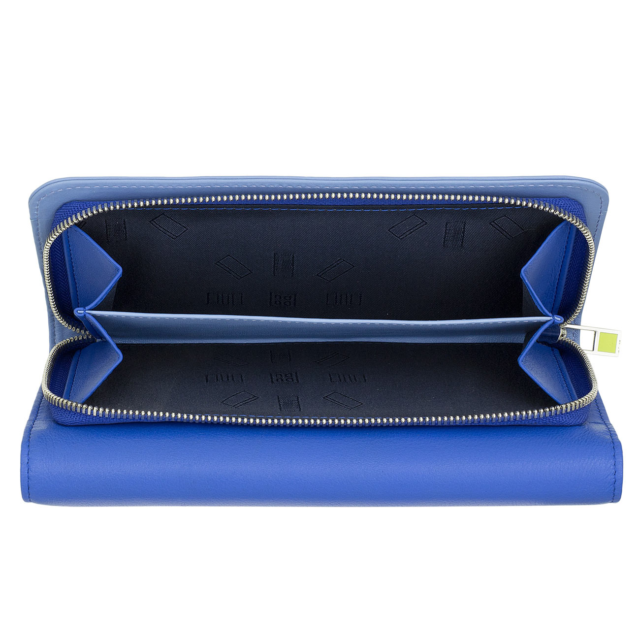 Большой кожаный кошелек портмоне итальянский цветной DuDu серии Antibes