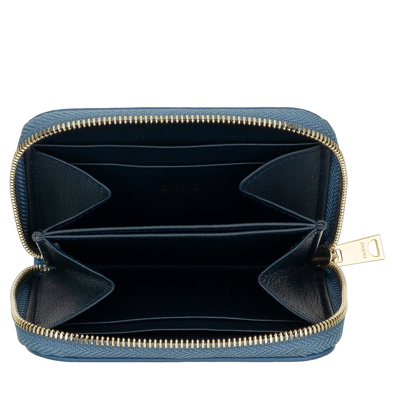 Итальянский кожаный кошелек для пластиковых карт на молнии DuDu серии Hokkaido