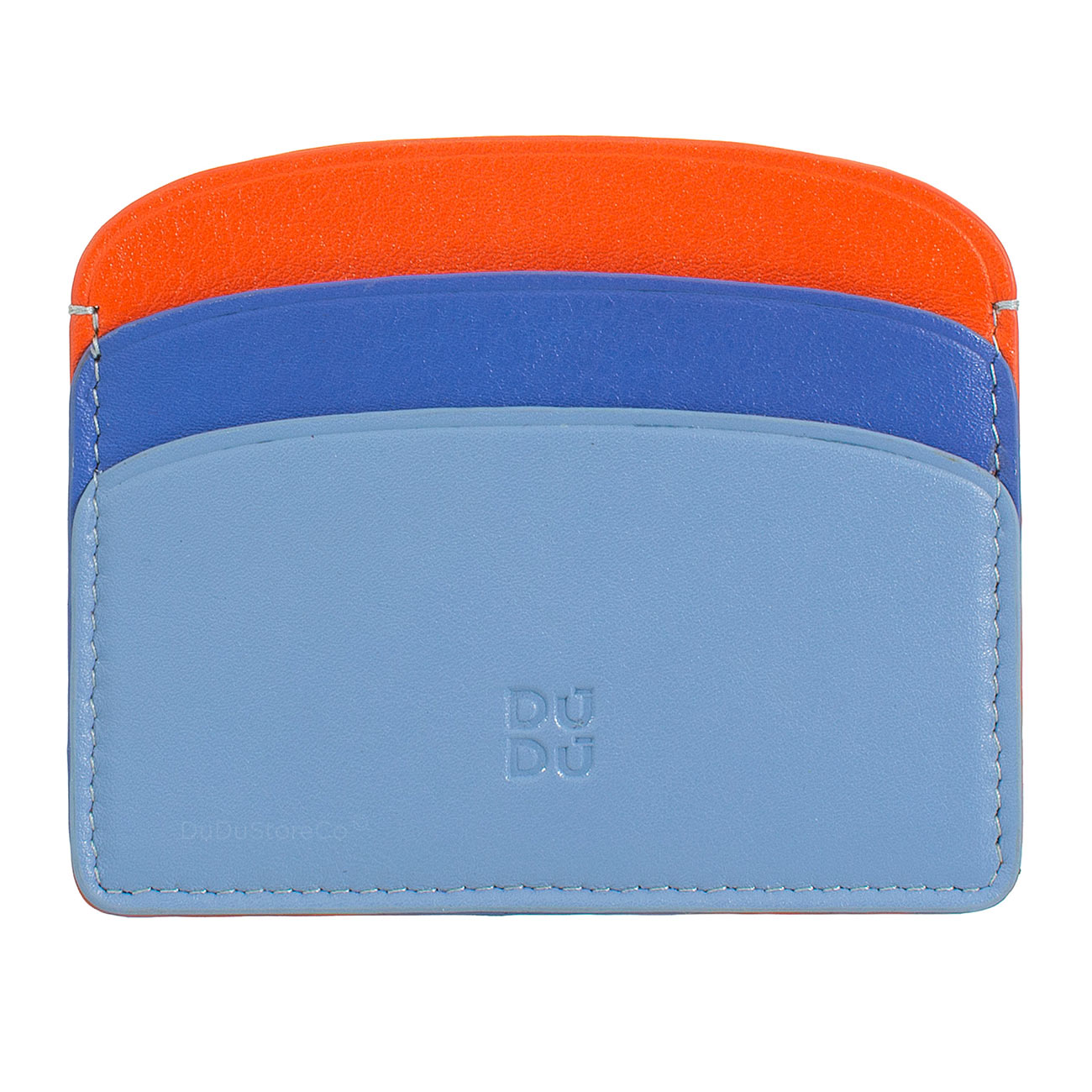 Итальянский цветной кожаный кардхолдер DuDu серии Boracay