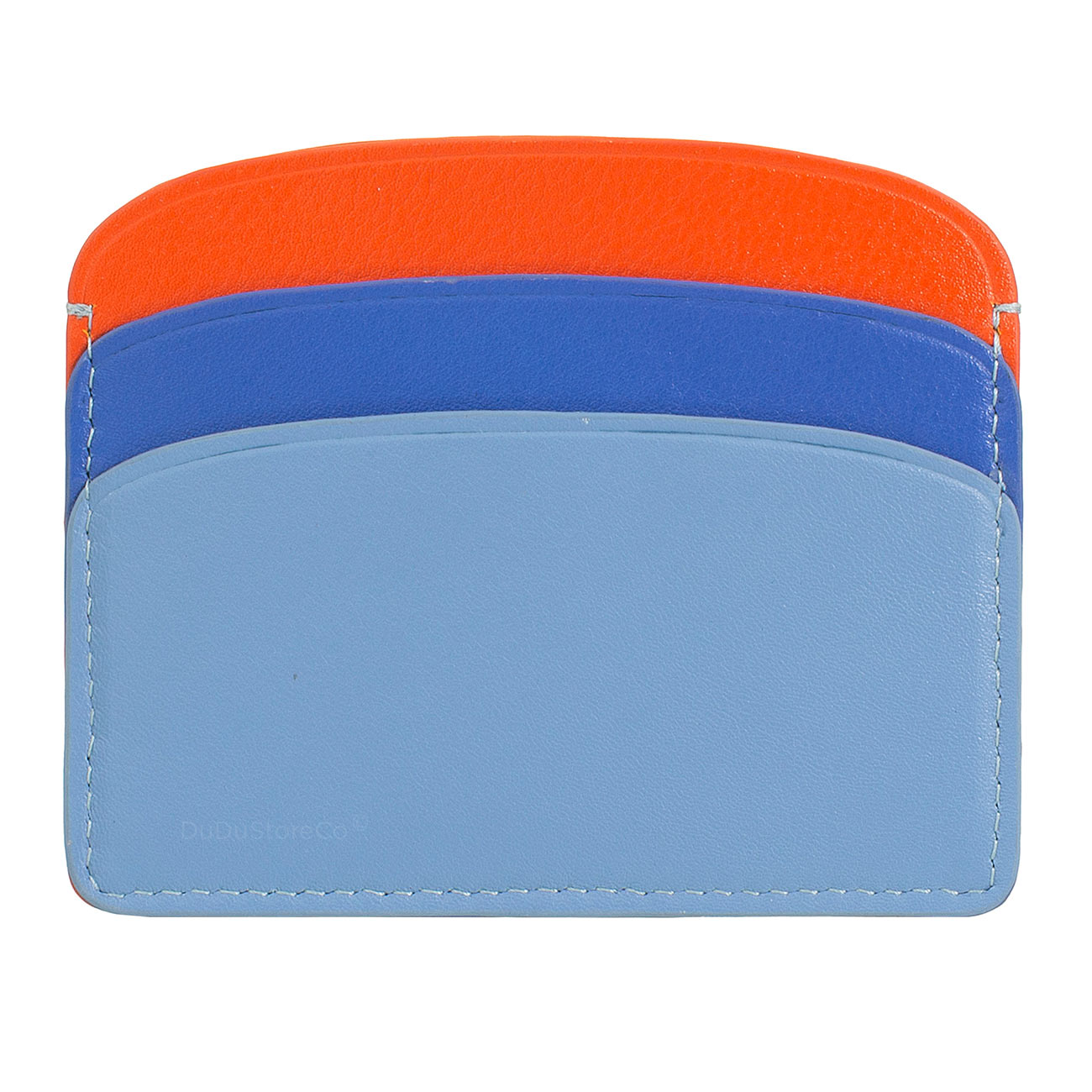 Итальянский цветной кожаный кардхолдер DuDu серии Boracay