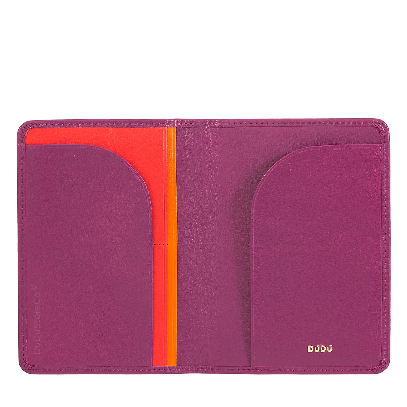 Итальянская цветная кожаная обложка DuDu для паспорта и документов серии Hawaii