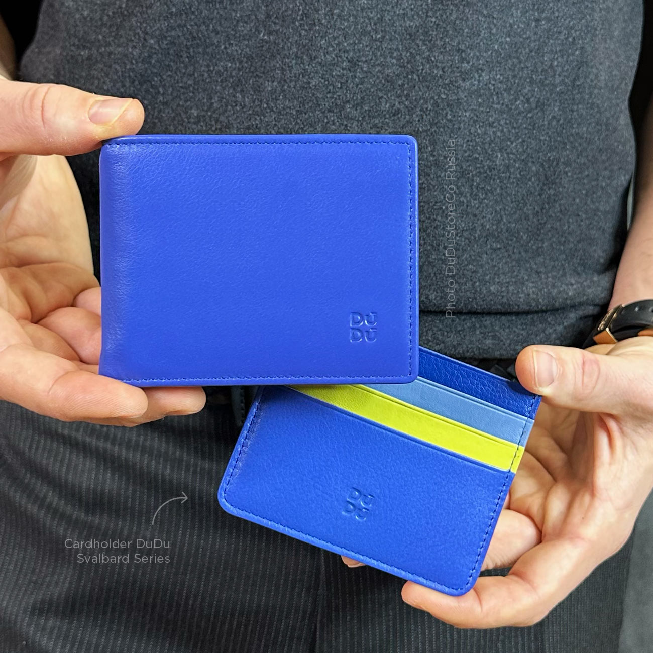 Итальянский кожаный кошелёк DuDu серии Caprera