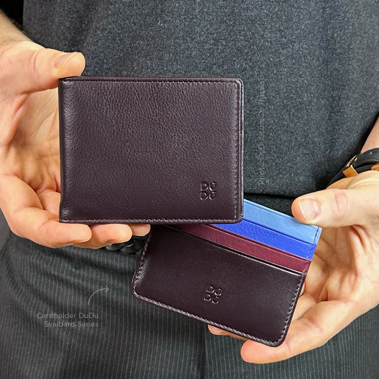 Итальянский кожаный кошелёк DuDu серии Caprera