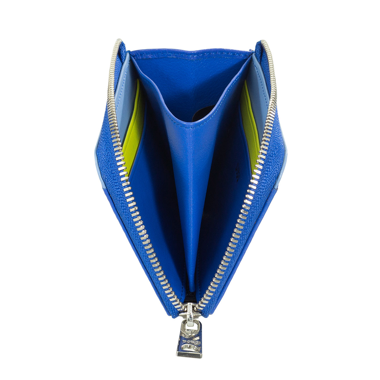 Компактный итальянский кожаный кардхолдер на молнии DuDu серии Petrol