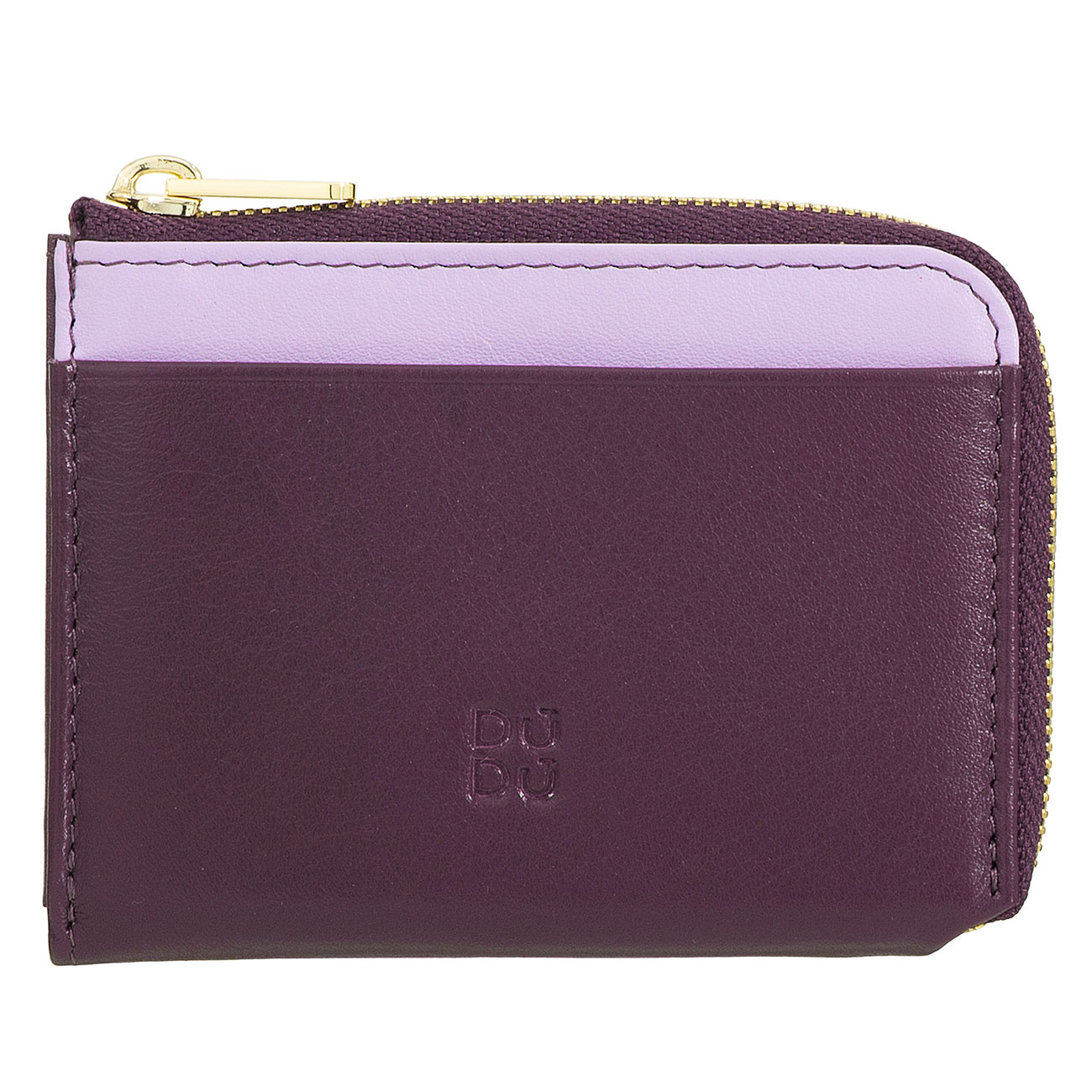 Итальянский цветной кожаный кардхолдер DuDu серии Petrol 