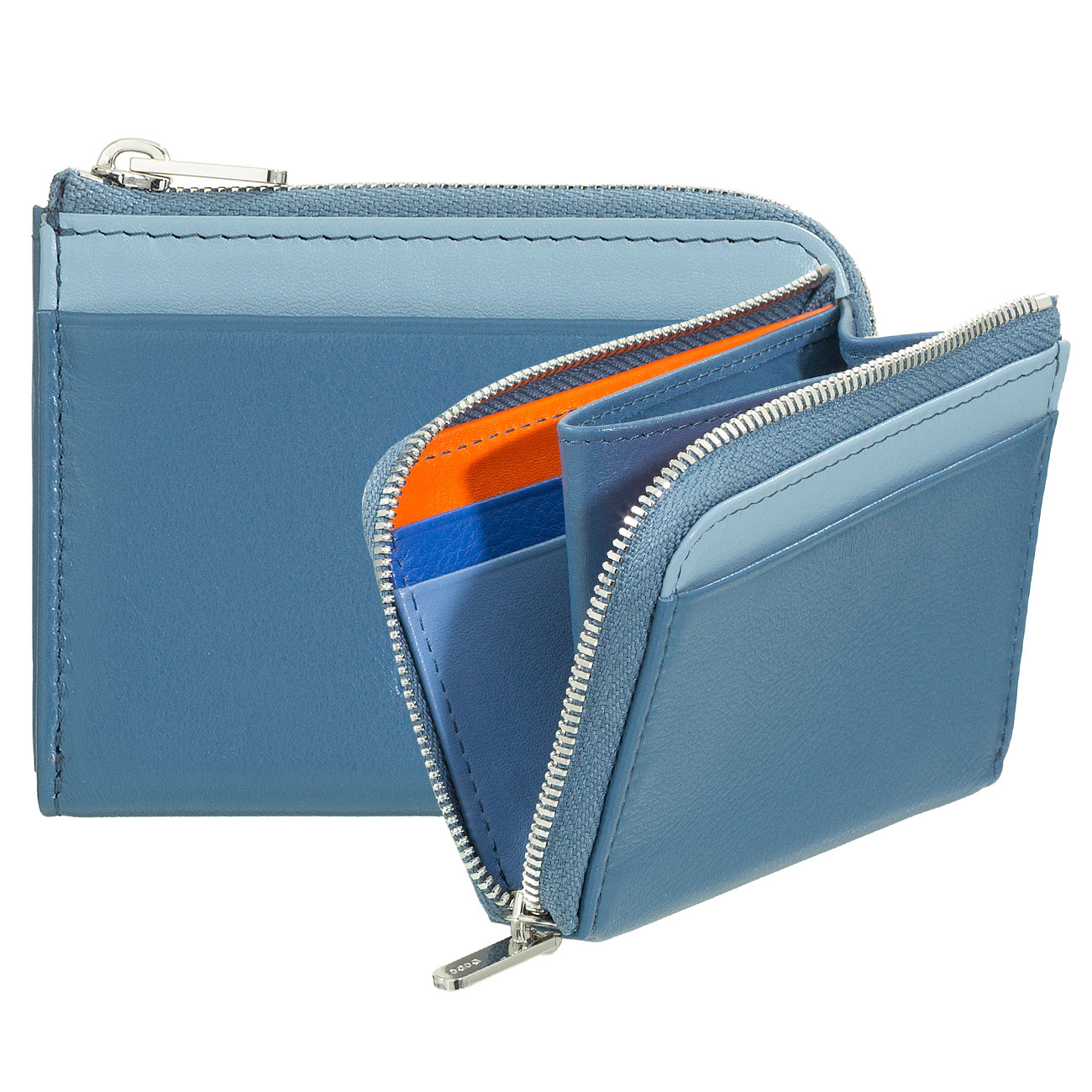 Итальянский цветной кожаный кардхолдер DuDu серии Petrol