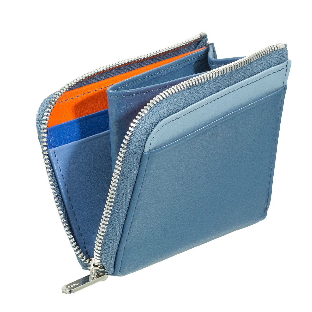 Итальянский цветной кожаный кардхолдер DuDu серии Petrol