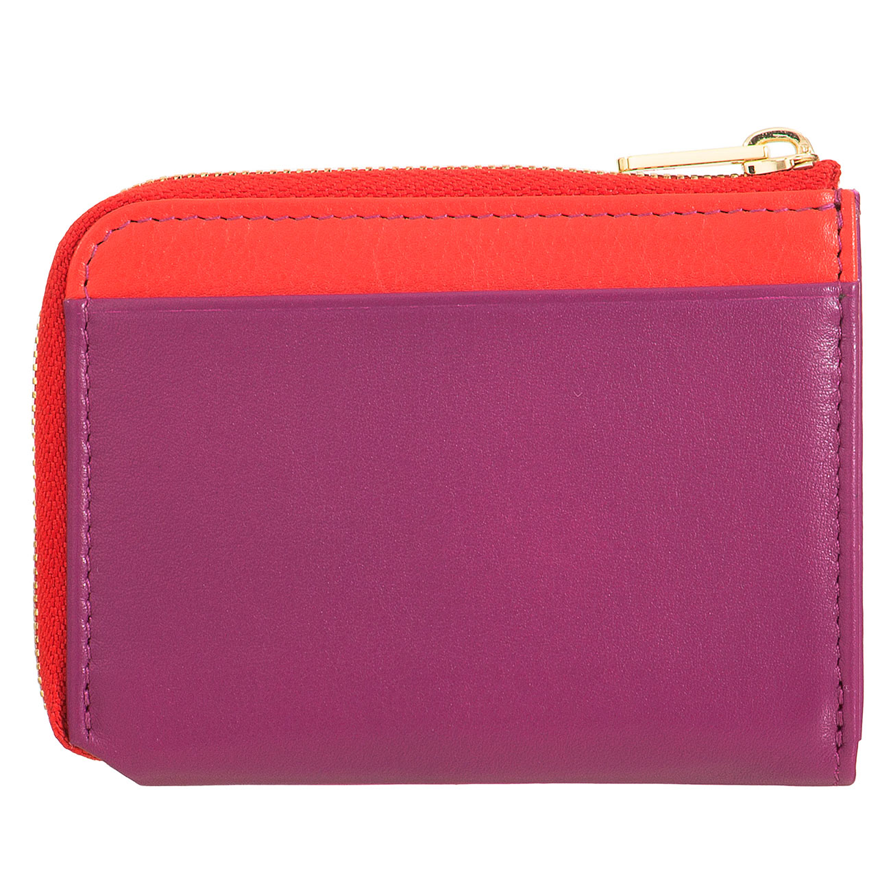 Итальянский цветной кожаный кардхолдер DuDu серии Petrol 