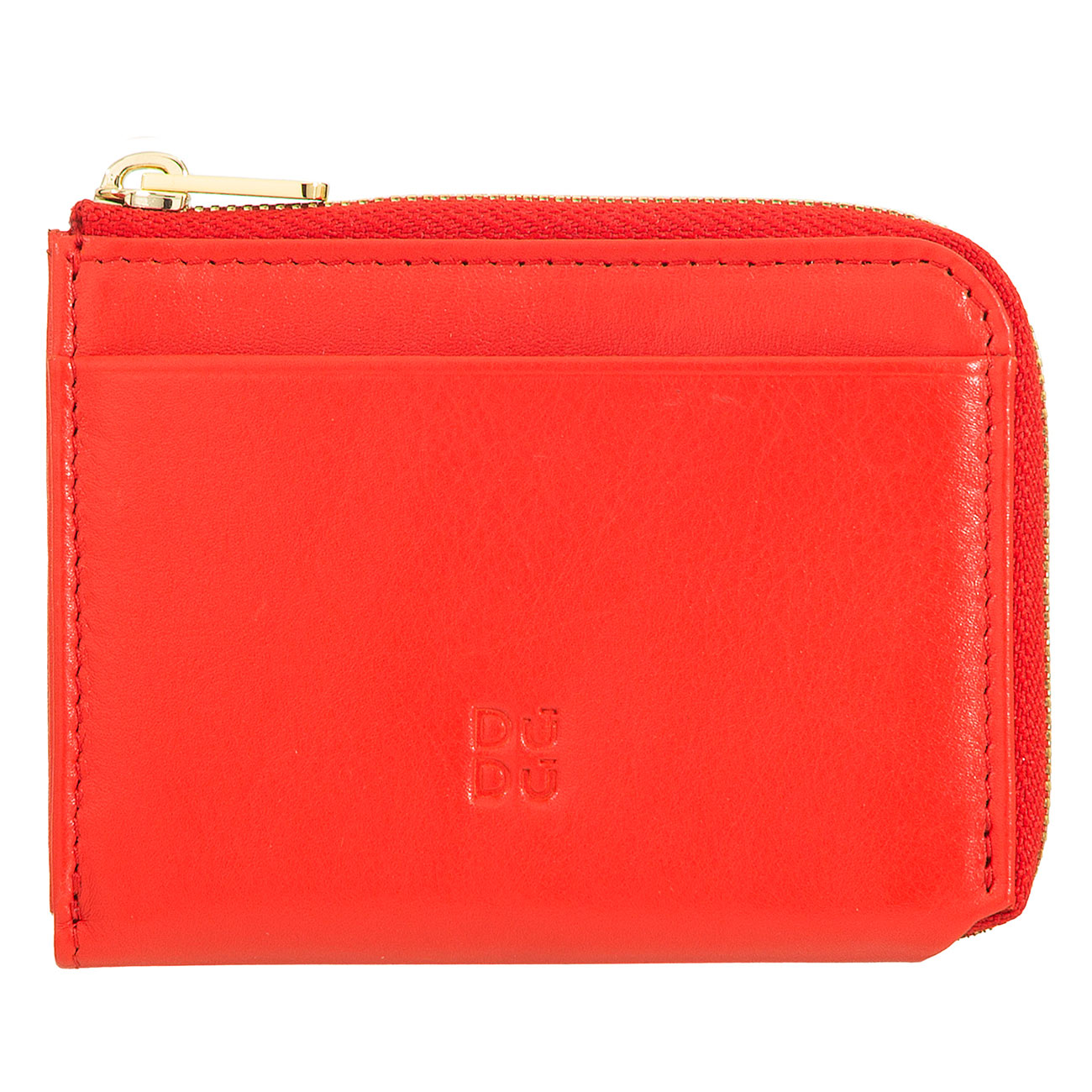 Итальянский цветной кожаный кардхолдер DuDu серии Petrol 