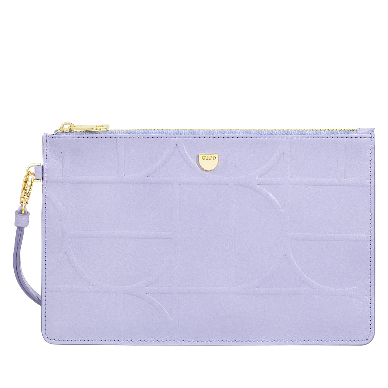 Итальянский кожаный женский клатч на запястье от DuDu серии Bogota