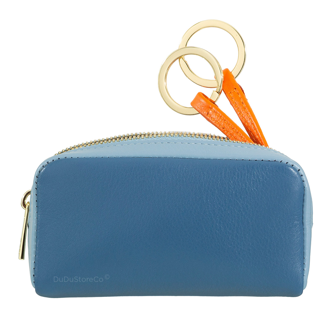 Итальянская цветная кожаная ключница DuDu серии Bahamas