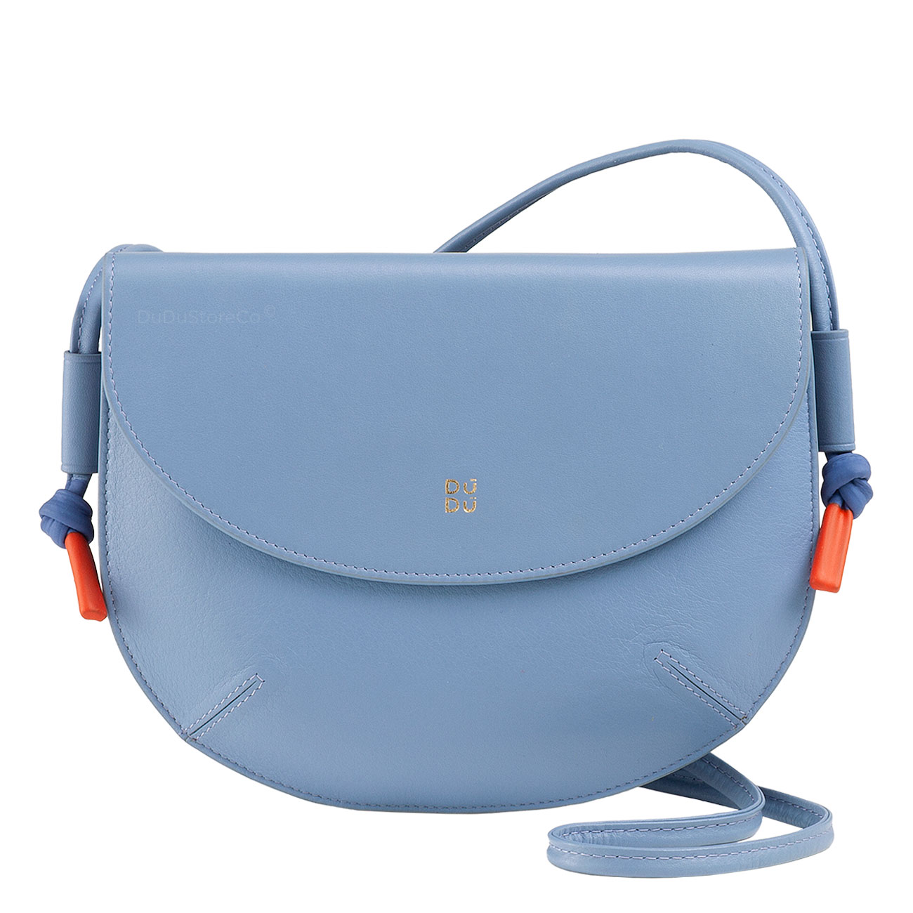Итальянская женская кожаная наплечная сумка DuDu серии Skye