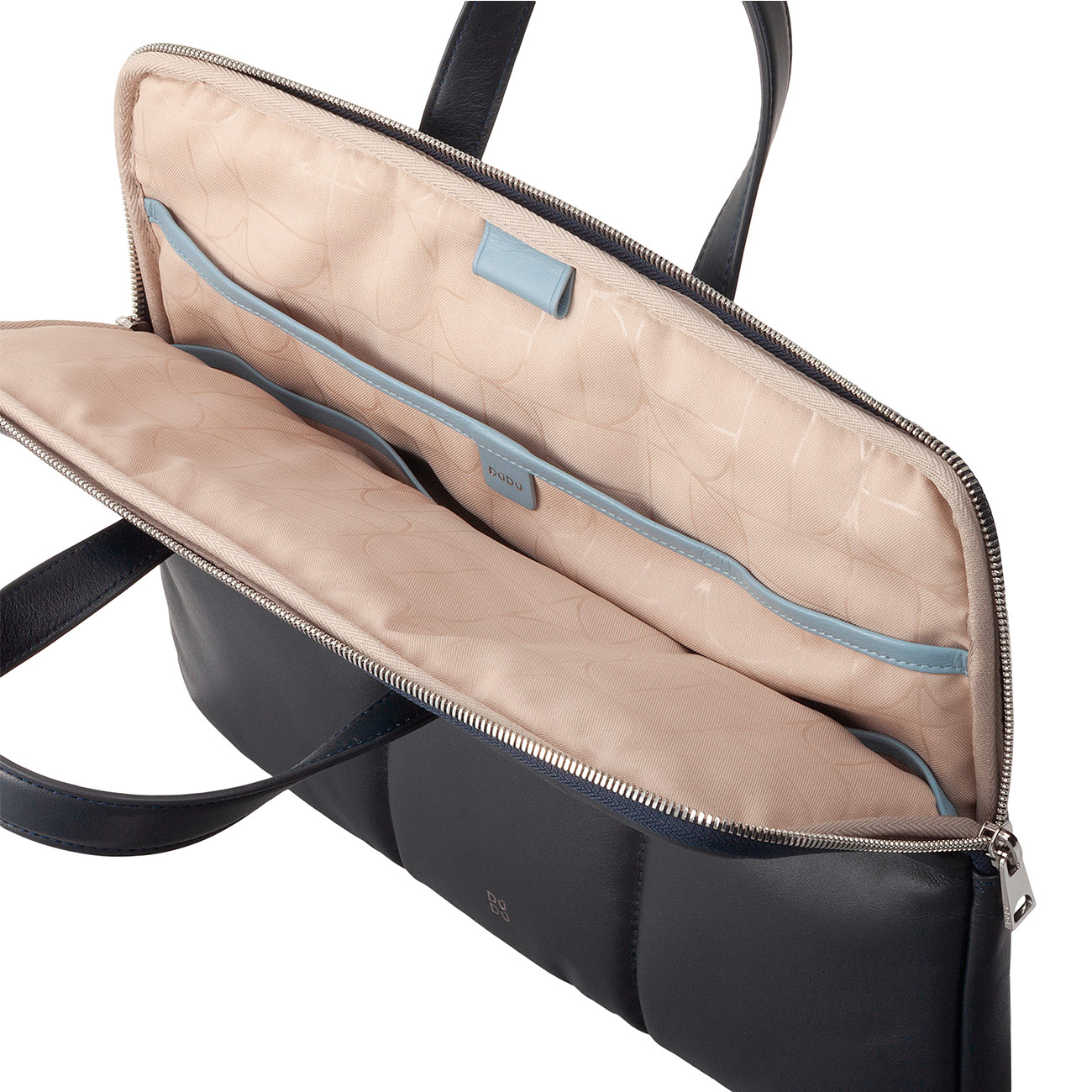 Итальянская женская кожаная сумка-портфель DuDu серии Togean