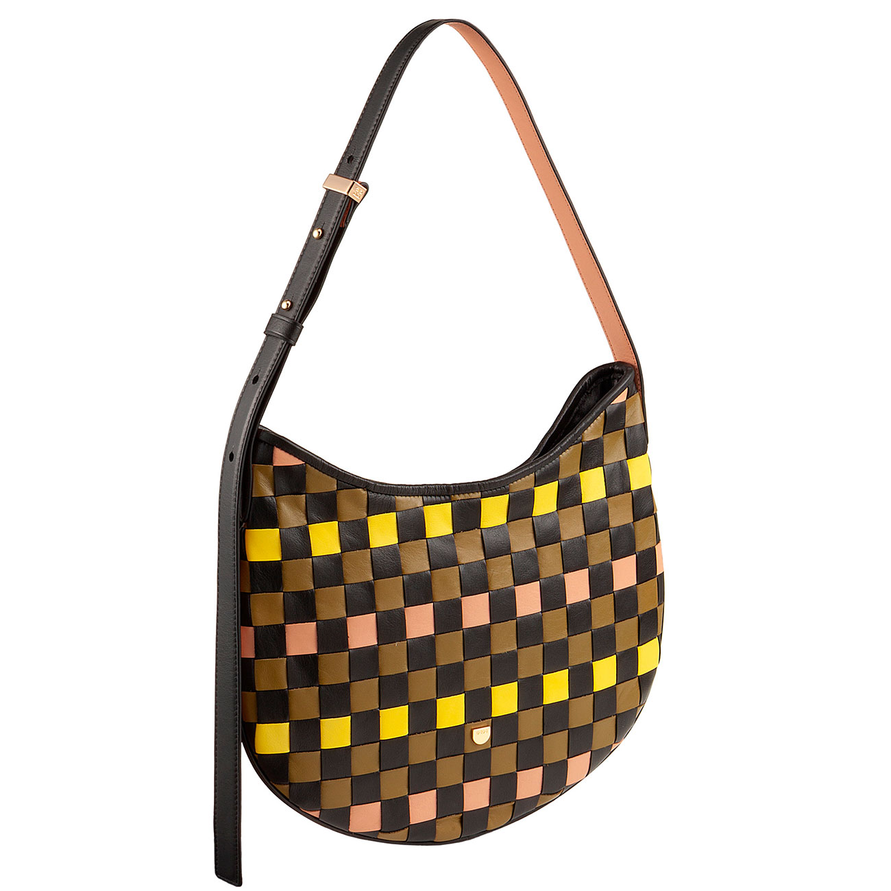 Итальянская наплечная кожаная сумка серии Hispani