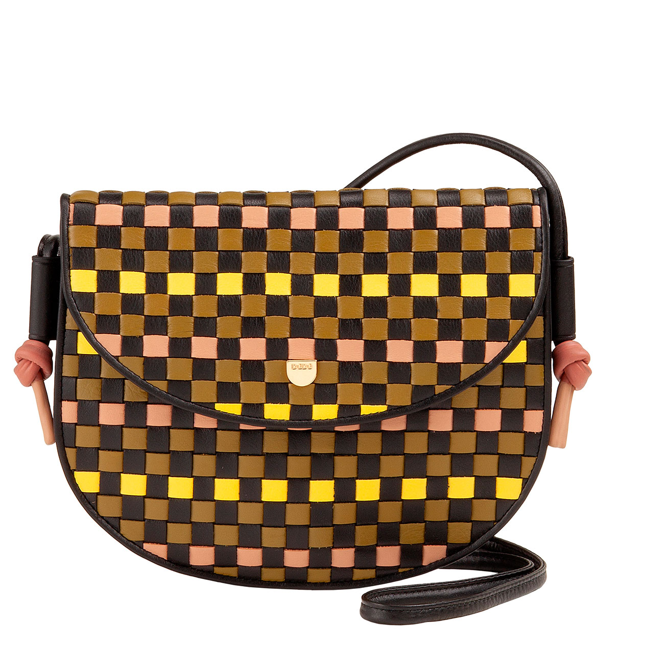 Итальянская женская кожаная наплечная сумка DuDu серии Skye