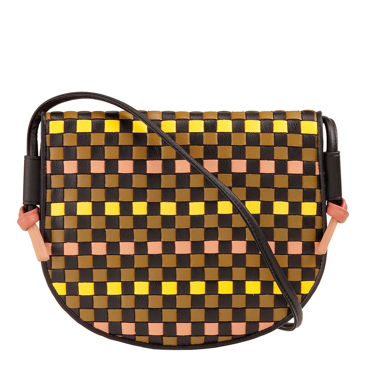 Итальянская женская кожаная наплечная сумка DuDu серии Skye