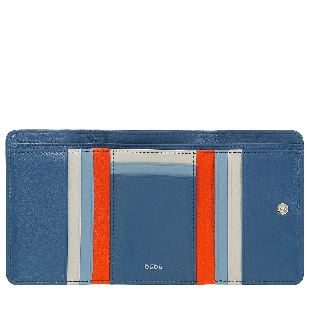 Итальянский цветной кожаный кошелек DuDu серии Pemba
