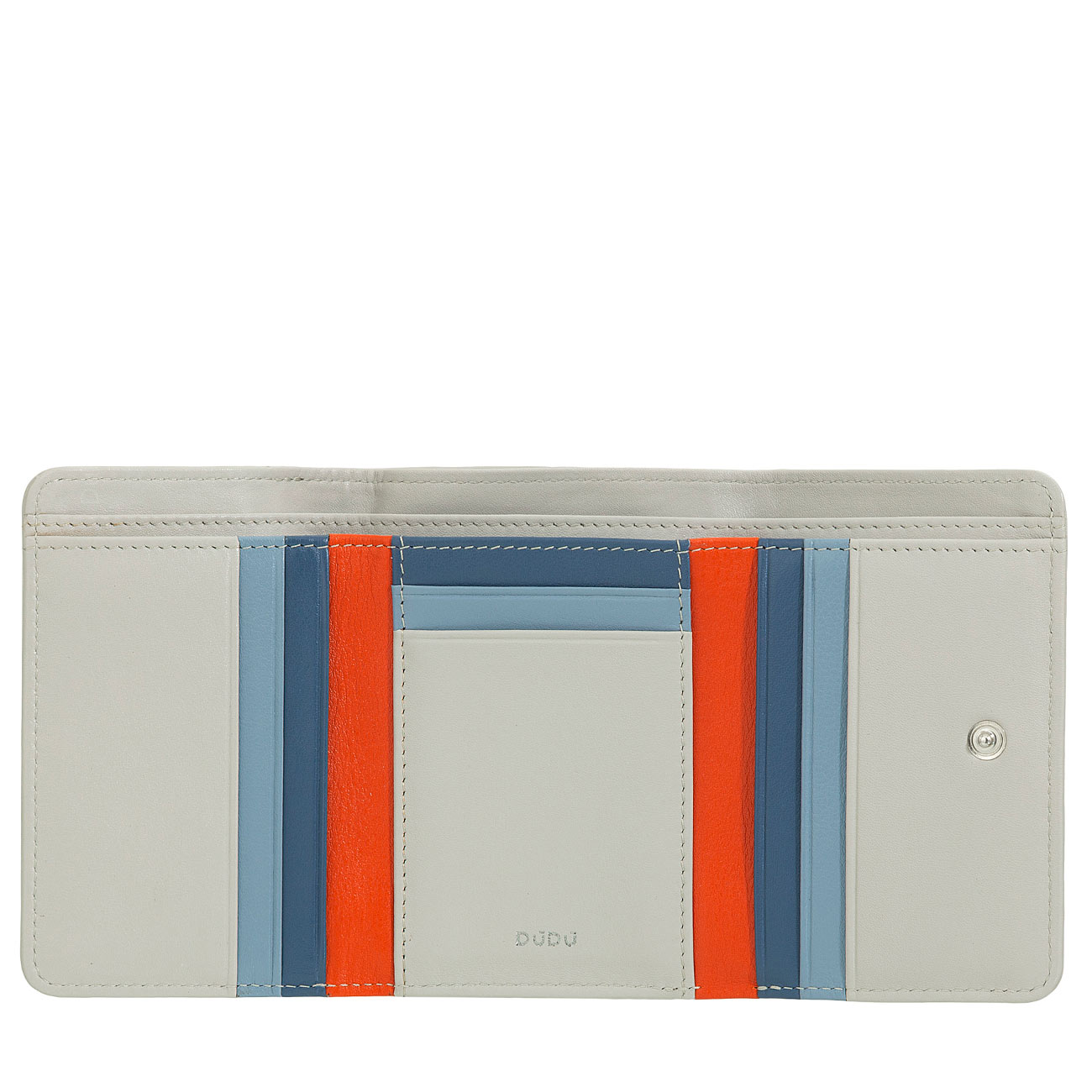 Итальянский цветной кожаный кошелек DuDu серии Pemba