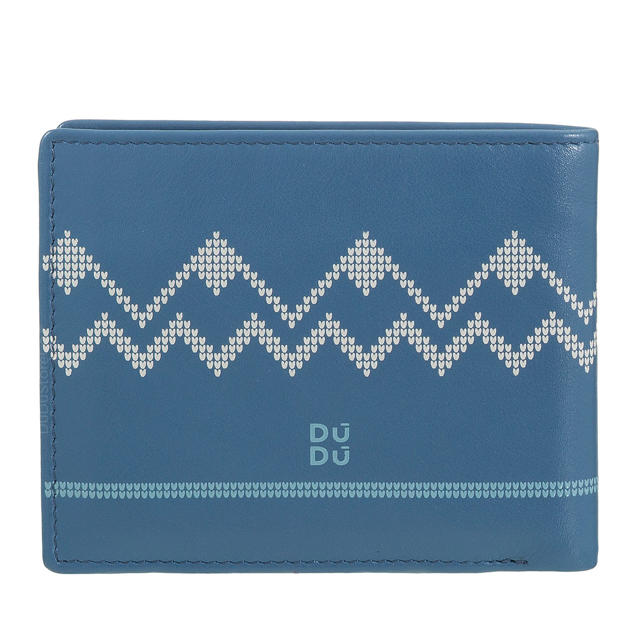 Итальянский цветной кожаный кошелёк DuDu серии Azzorre